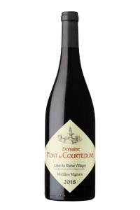 COTE DU RHONE VILLAGE-DOMAINE DE FONT DE COURTEDUNE-VV-ROUGE-2022-75CL***