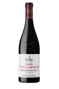 CHATEAUNEUF-DU-PAPE-DOMAINE DE FONT DE COURTEDUNE-ROUGE-2020-75CL***